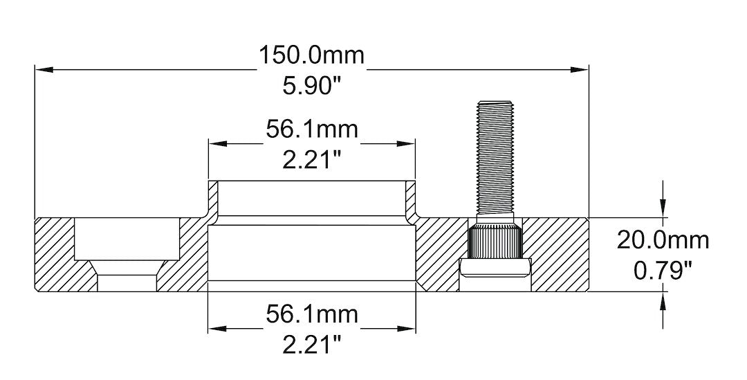 Coyote Wheel Accessories 5100-5100h-Aa Wheel Adapter||5100-5100h-Aa.Jpg||86||rev1005100haa||1729769