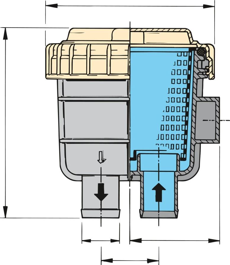 Vetus Ftr330/25 Marine Water Intake Strainer||ftr330-25_1.Jpg||86||vetftr33025||1367776