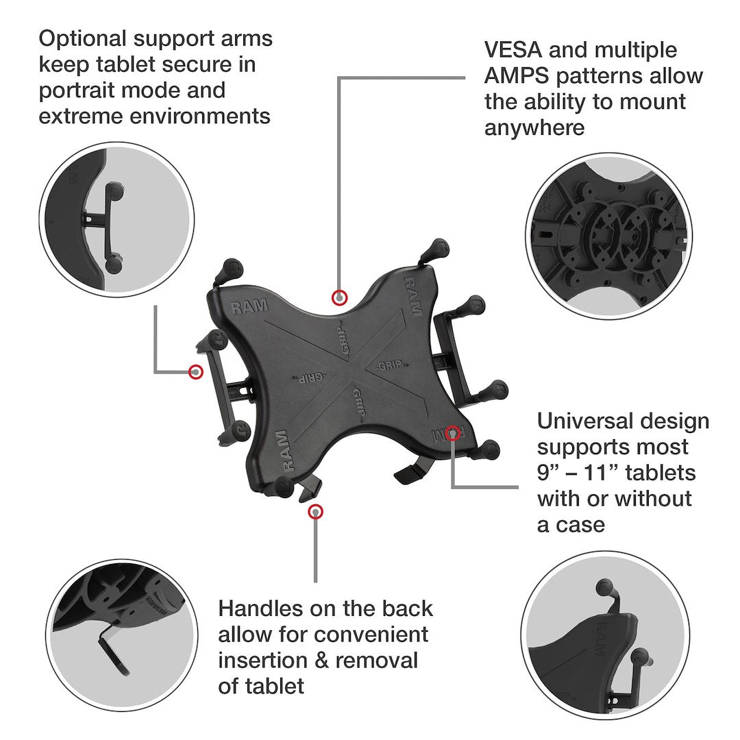 Ram Mounts Ram-Hol-Un9u Tablet Mount||ram-Hol-Un9u_4.Jpg||89||r1hramholun9u||1560331