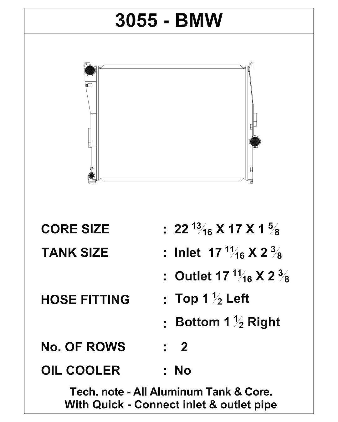 Csf 3055 Radiator||3055_Spec.Jpg||89||csf3055||1539276