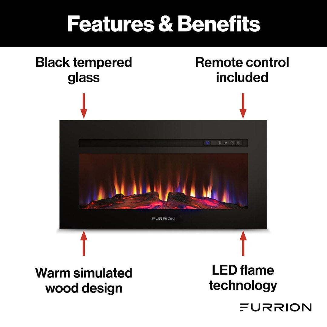 Product of Furrion Llc Ff40sw15a-Bl Fireplace Insert