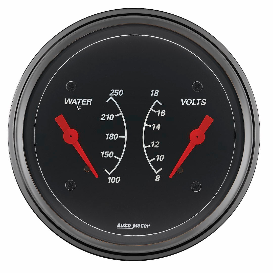 Autometer 1430 Gauge Voltmeter/ Water Temperature||1430_On.Jpg||86||a481430||2235945