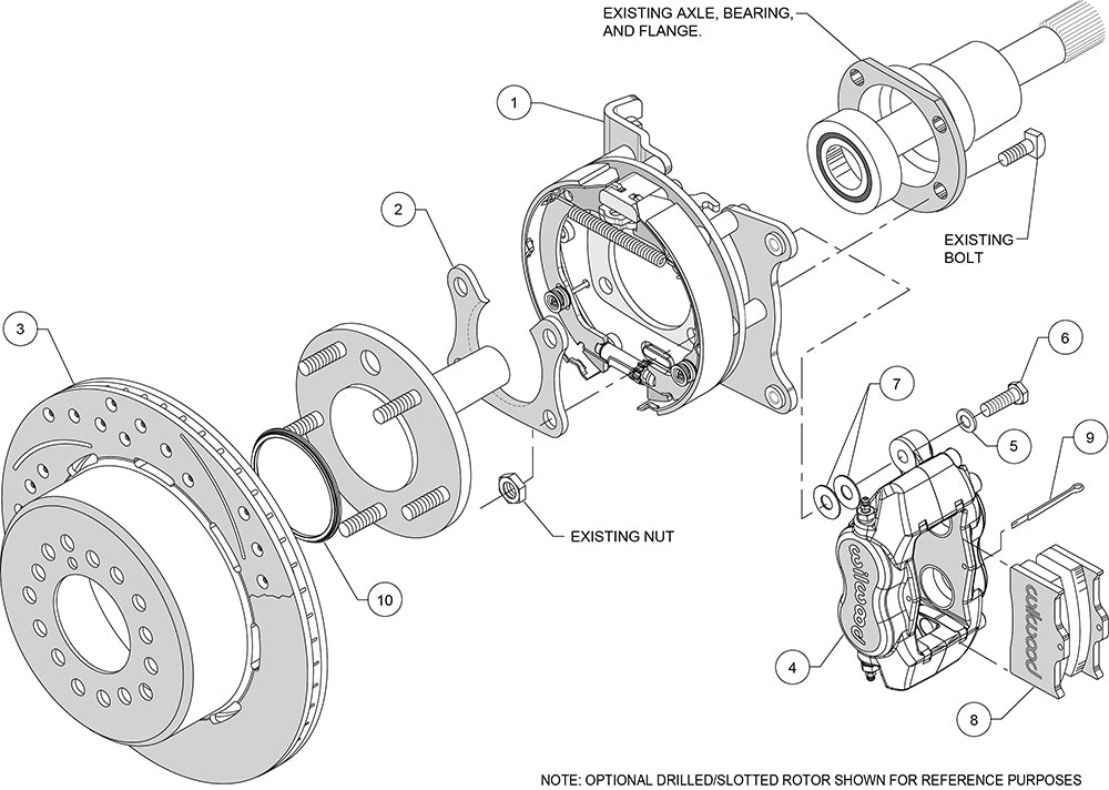 Product of Wilwood Brakes 140-7140-D Brake Conversion Kit