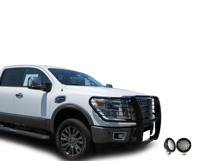 Product of Black Horse Offroad 17NR27MA-PLFB Grille Guard