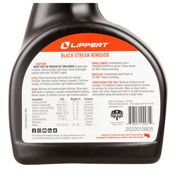 Product of Lippert Components 2022013807 Black Streak Remover