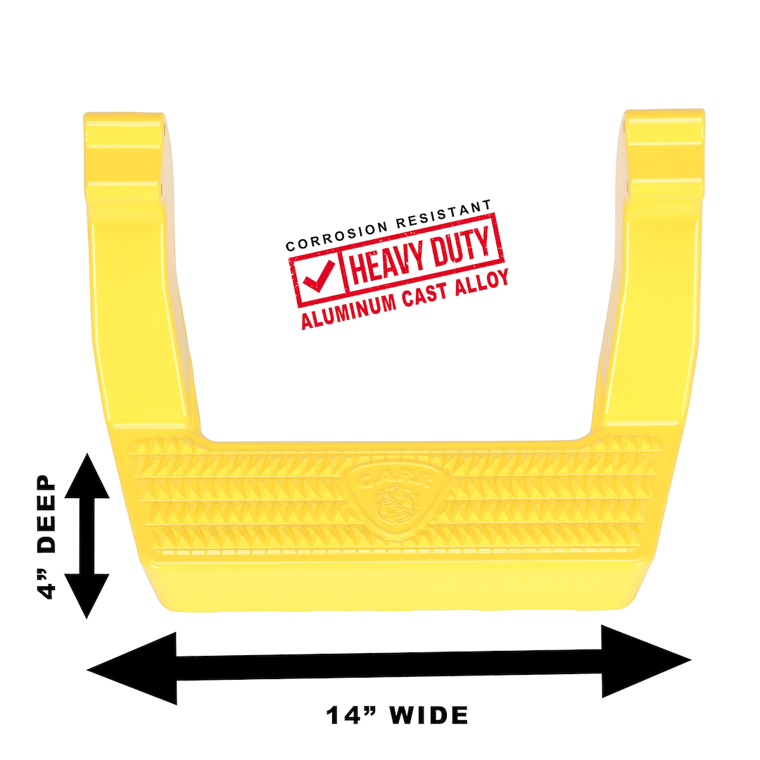 Product of Carr 114997 Yellow Powder Coated Aluminum Truck Step