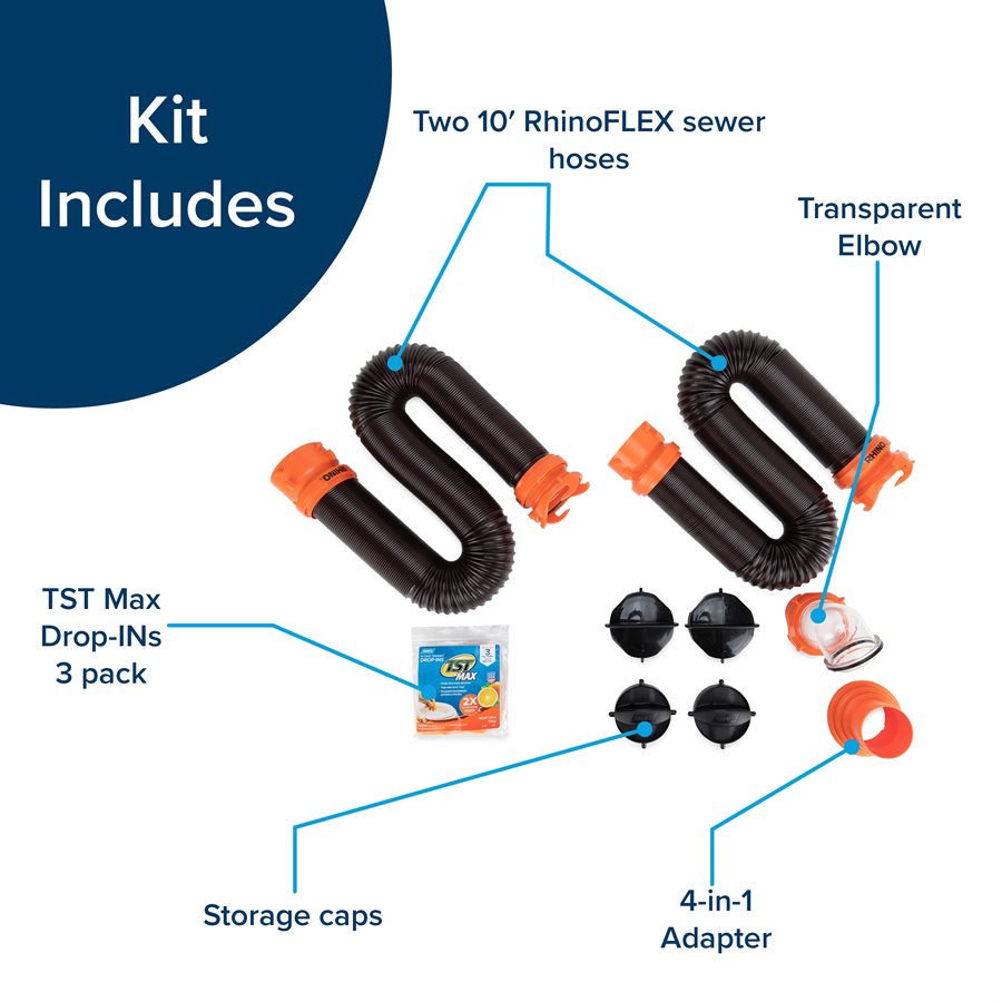 Product of Camco 39741 20 Feet Black Sewer Hose Yes