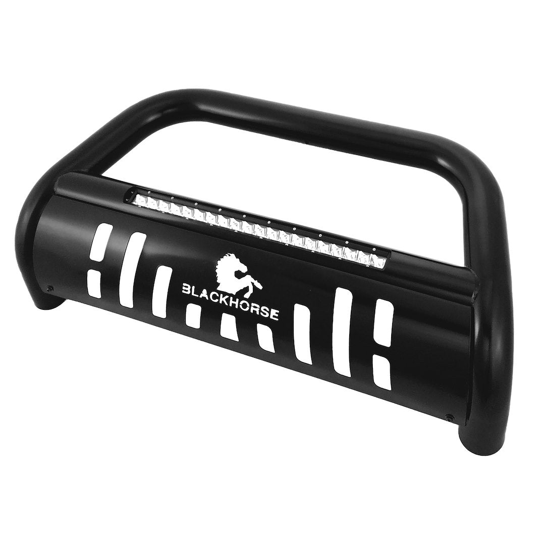 Product of Black Horse Offroad BE-A1702B Bull Bar  with skid plate