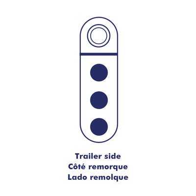 Product of Sierra Marine TC44054 Trailer End 4 Flat Trailer Wiring Connector