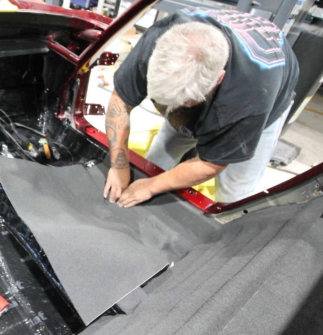 Hushmat 22410 Sound Dampening Kit||tri-Fusion_Foam Passenger Side Corvette Gap.Jpg||94||hsh22410||2119444