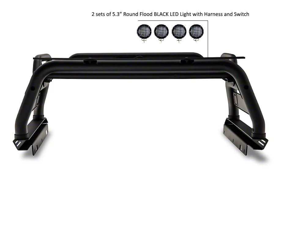Product of Black Horse Offroad ATRB5BK-PLFB  Truck Bed Bar