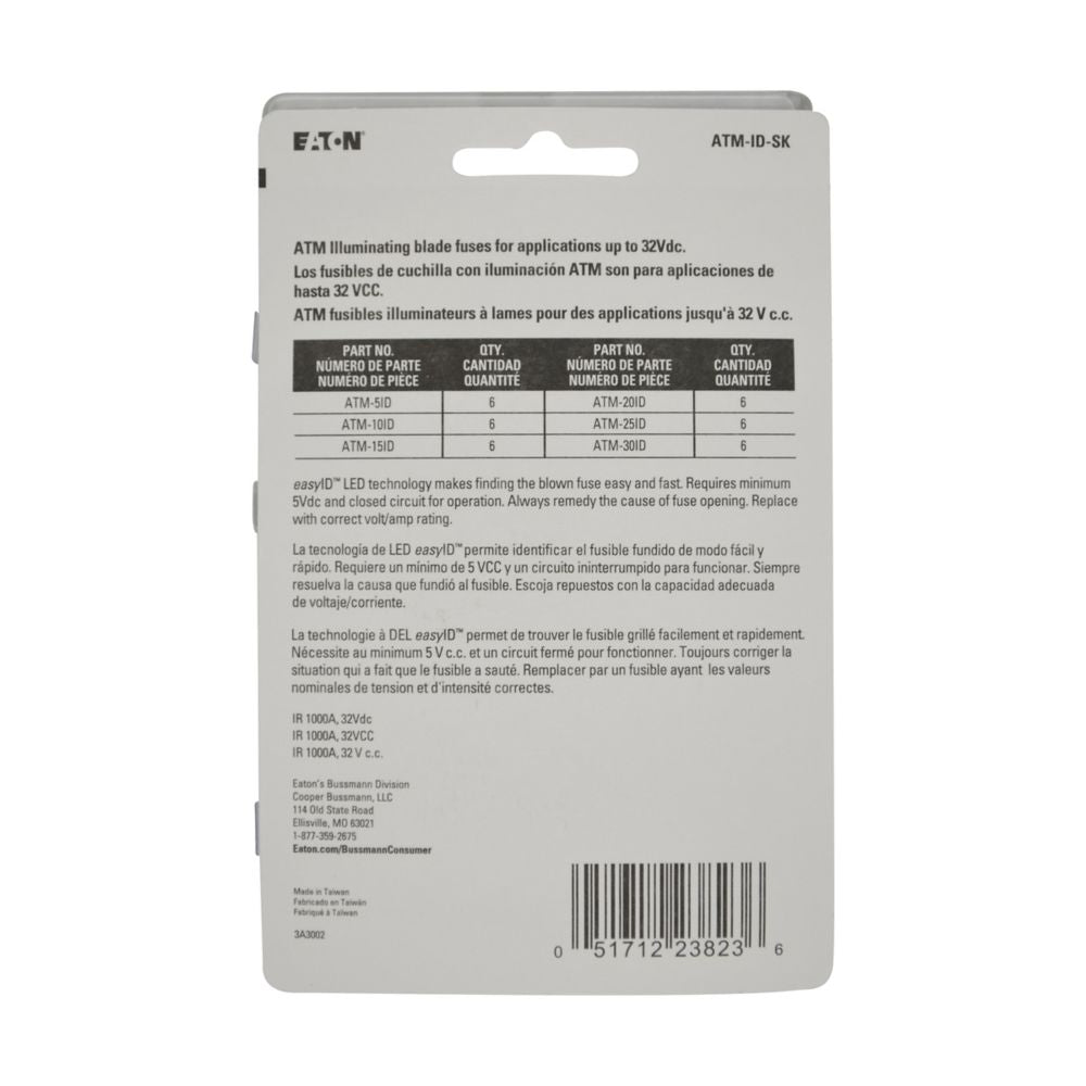 Bussman Atm-Id-Sk Fuse Assortment||atm-Id-Sk_3.Jpg||88||b6patmidsk||2155082