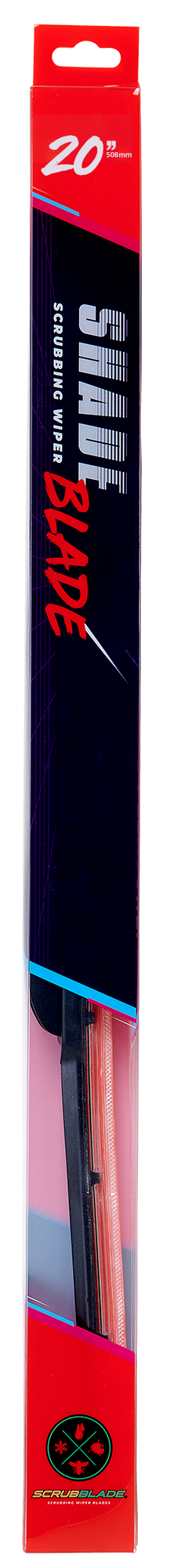 Scrubblade Cbr2000 Windshield Wiper Blade||rad Red 20 Front.Png||87||scrcbr2000||1522908