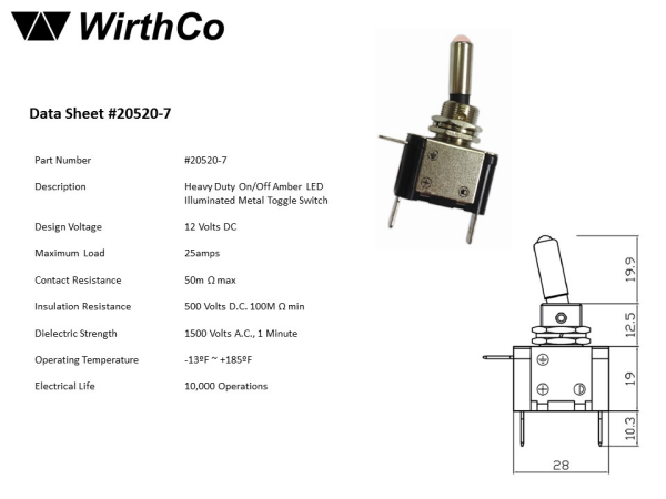 Product of Wirthco 20520 Multi Purpose Switch