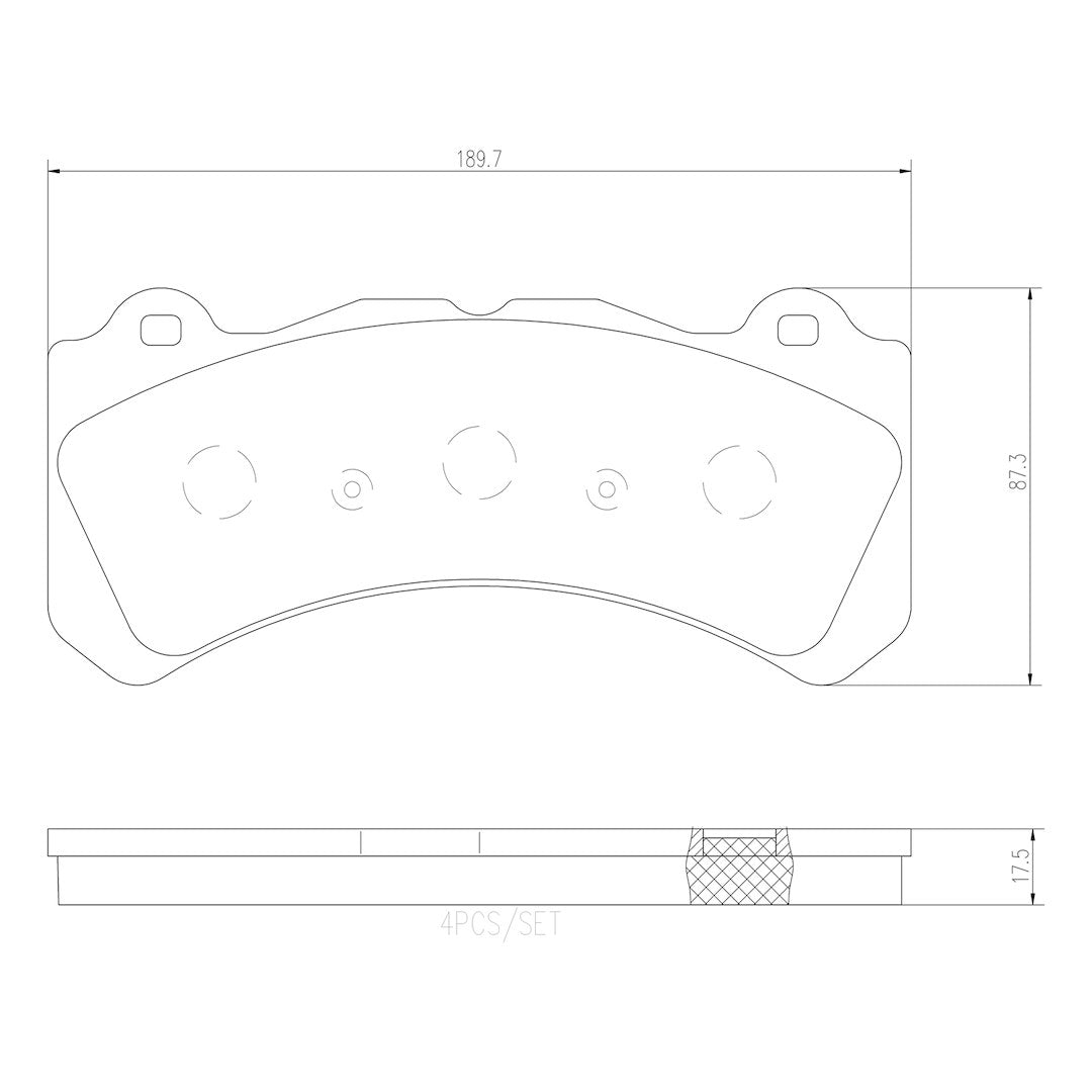 Brembo P86034n Brake Pad||p86034n_Drw.Jpg||89||brmp86034n||1755139
