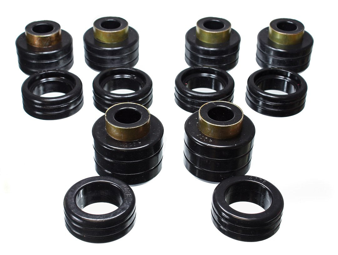 Product of Energy Suspension 3.4123G Black Polyurethane Body Mount Bushings