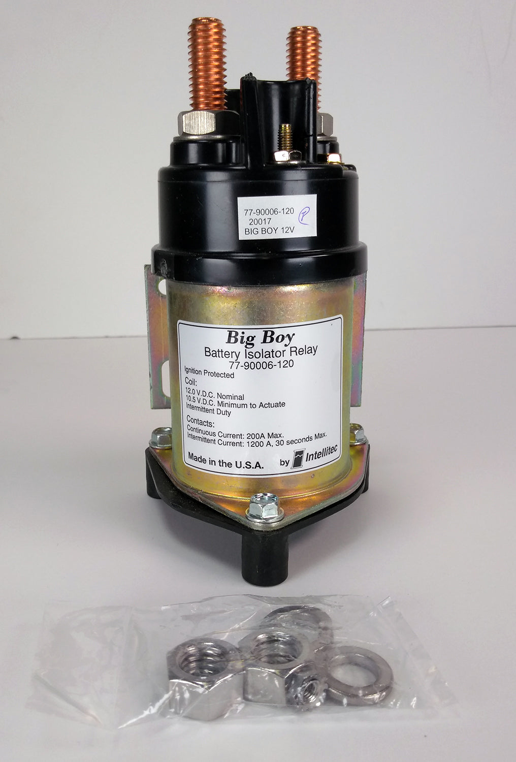 Intellitec 77-90006-120 Battery Isolator Solenoid||77-90006-120_Fro.Jpg||85||i6v7790006120||1106845