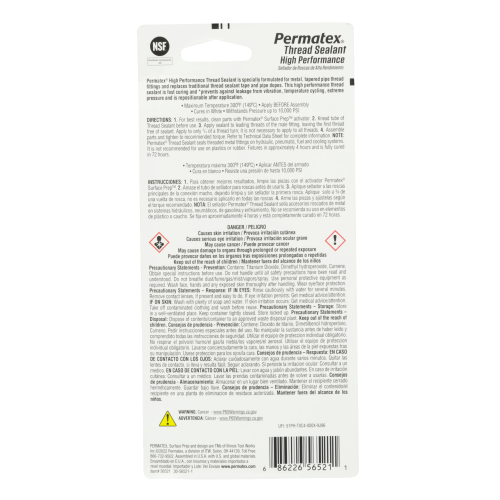 Product of Permatex 56521 Thread Sealant