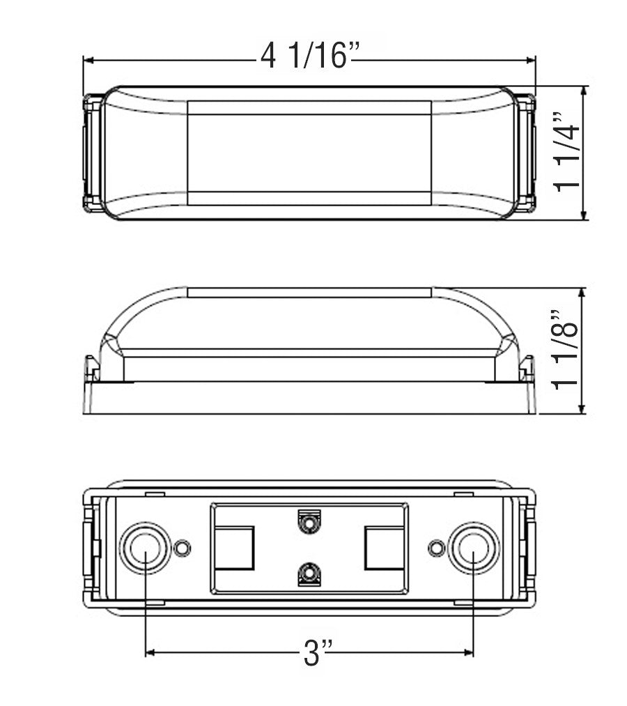 Optronics Mcl63rbp Clearance Light||mcl63rbp_1.Jpg||86||o24mcl63rbp||1256632