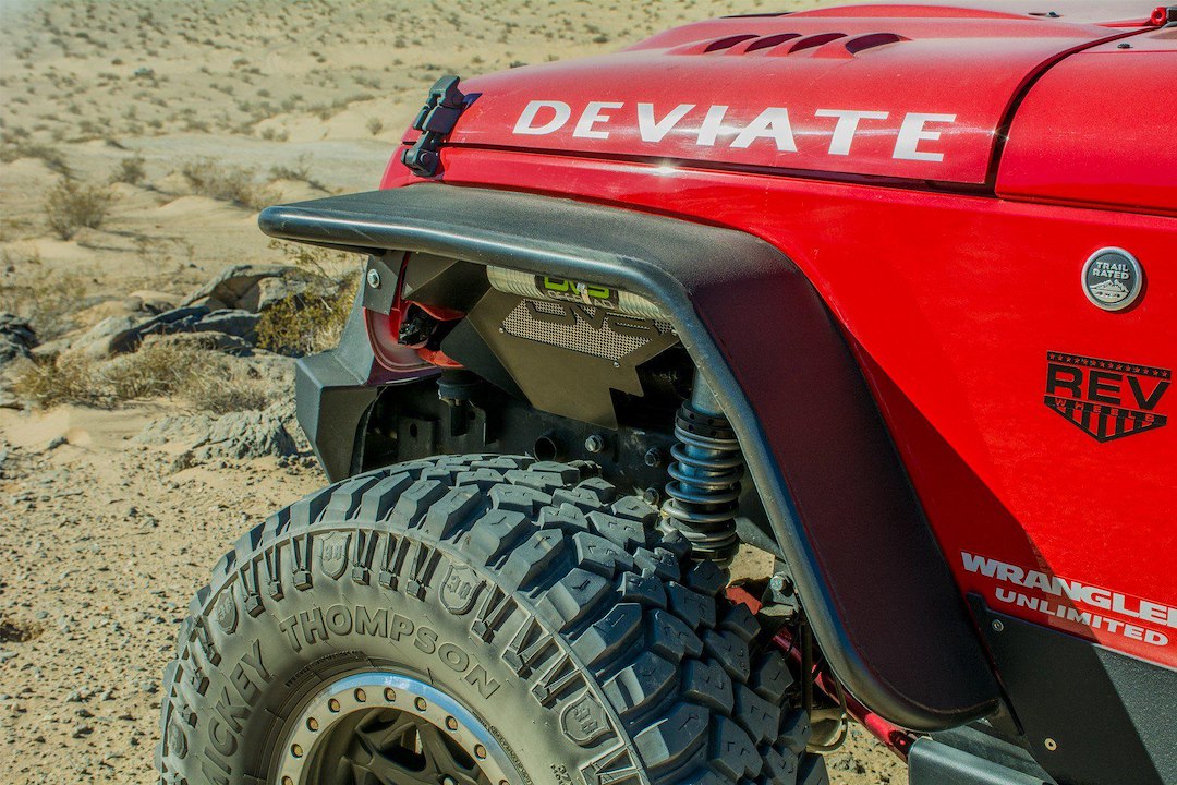 Product of DV8 Offroad FENDB-02 Non-Exposed Fasteners Black Fender Flare - Set Of 4