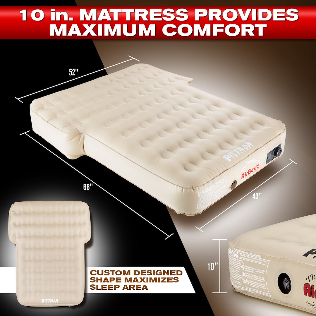 Airbedz By Pittman Outdoors Ppi-Tan_Xuv Rear Seat Air Mattress||ppi-Tan_Xuv-Infographics_02_2000x2000.Jpg||92||abzppitanxuv||1526961