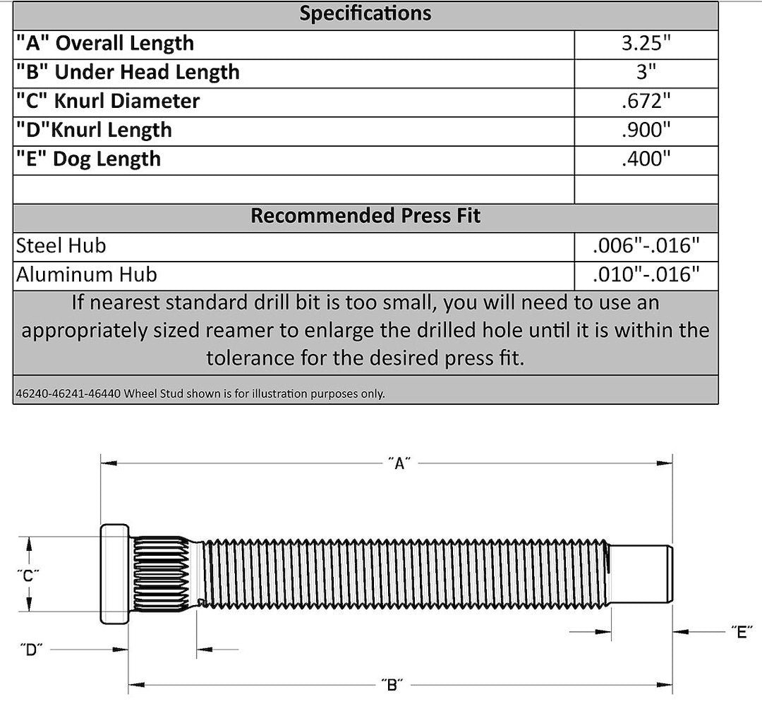 Moroso Performance 46240 Wheel Stud||46240_1.Jpg||86||m2846240||1357402