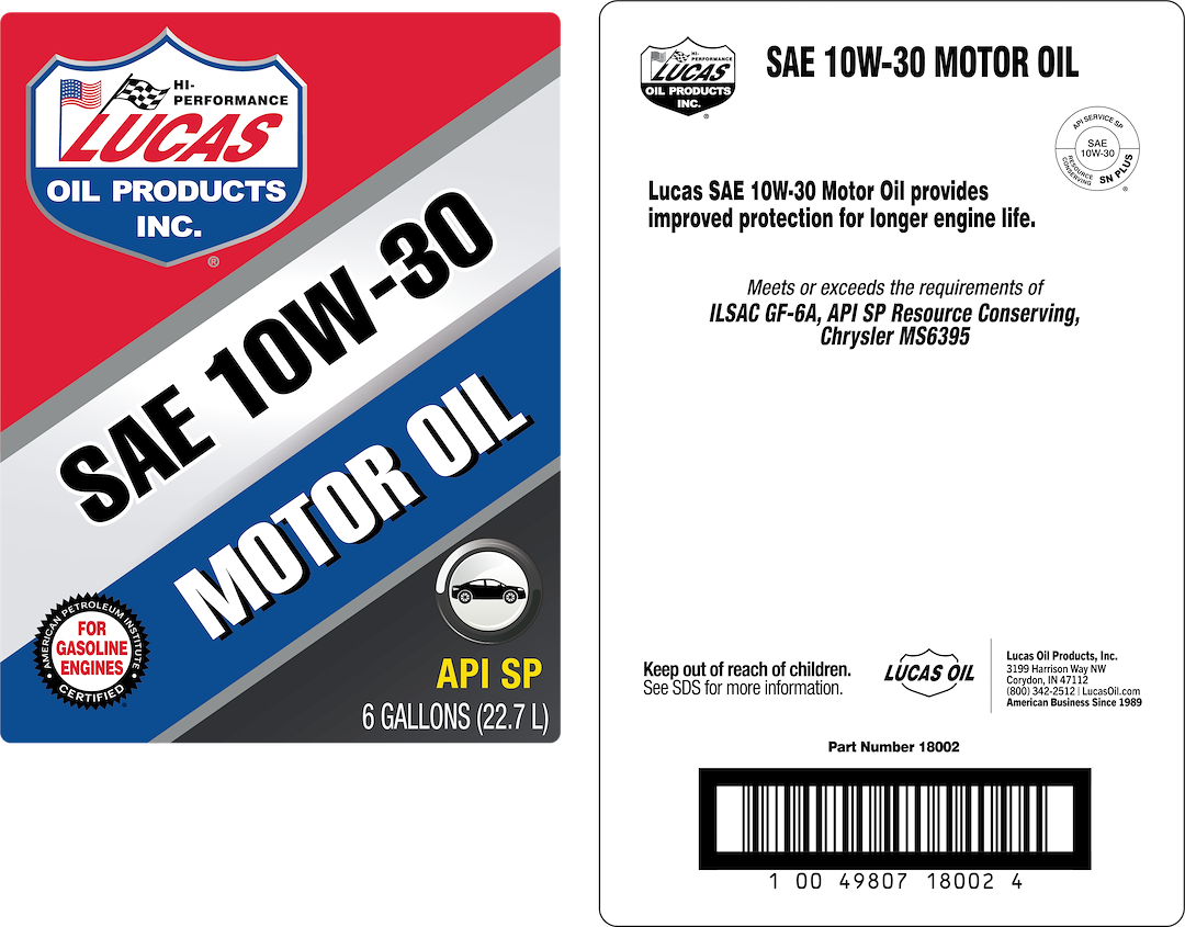 Lucas Oil 18002 Oil||18002_Sae 10w30_6gal_Rev06_8-12-2025.Png||86||l4418002||2537730