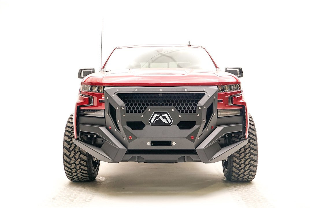 Product of Fab Fours GR4000-1 Grumper Steel Powder Coated Bumper