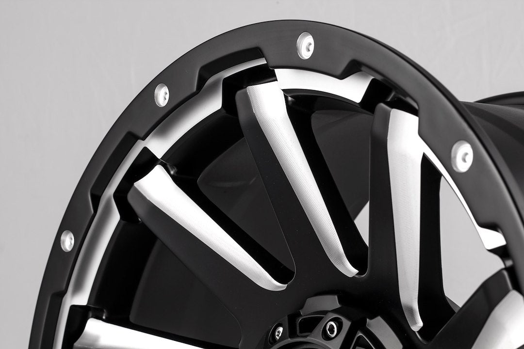 Product of Grid Wheels 20x10 Black With Natural Accents Wheel - Not Applicable Bolt Pattern