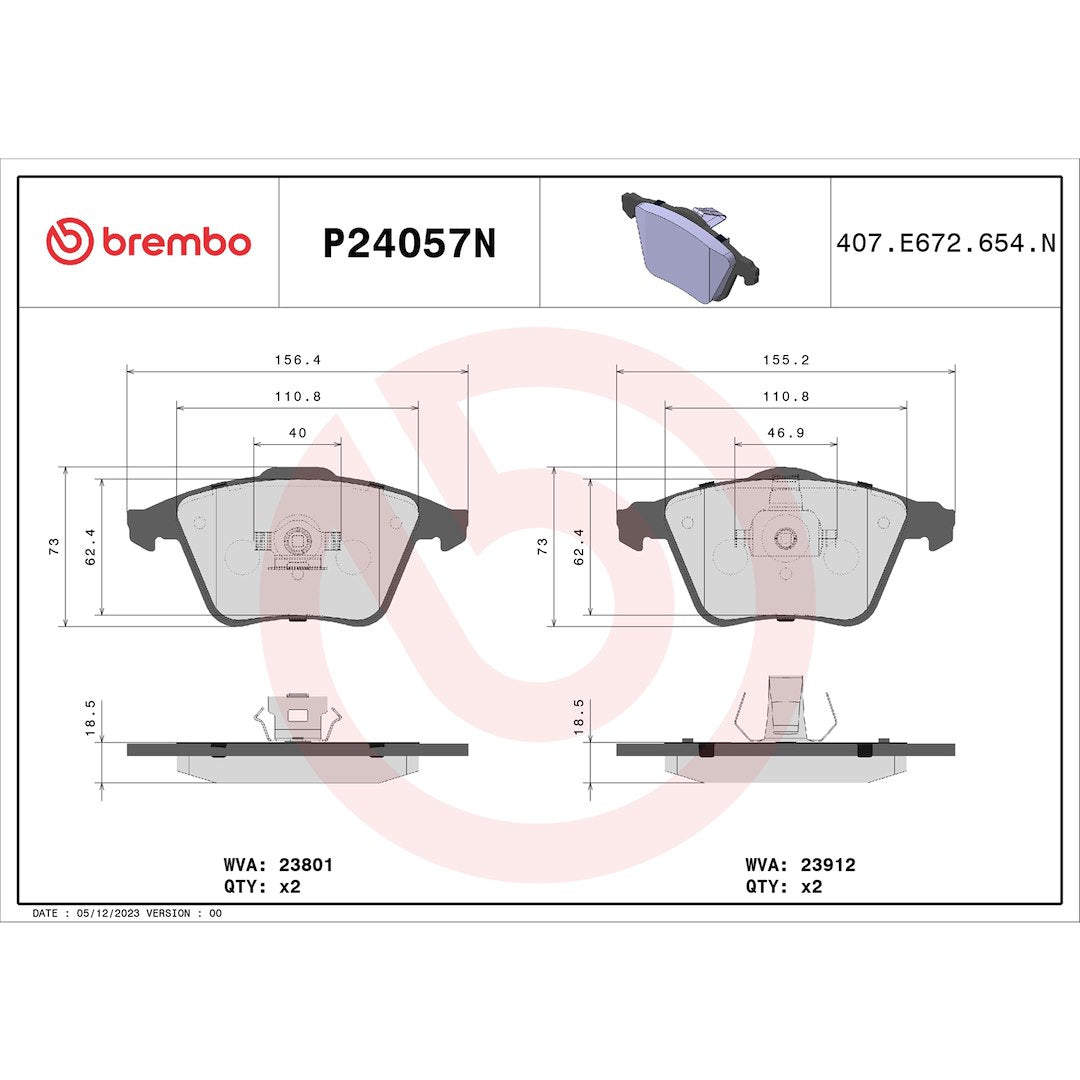 Brembo P24057n Brake Pad||p24057n_Drw.Jpg||90||brmp24057n||1754703
