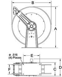 Reelcraft Sales 81100olp Hose Reel||80000_Ld.Jpg||91||ree81100olp||1507606