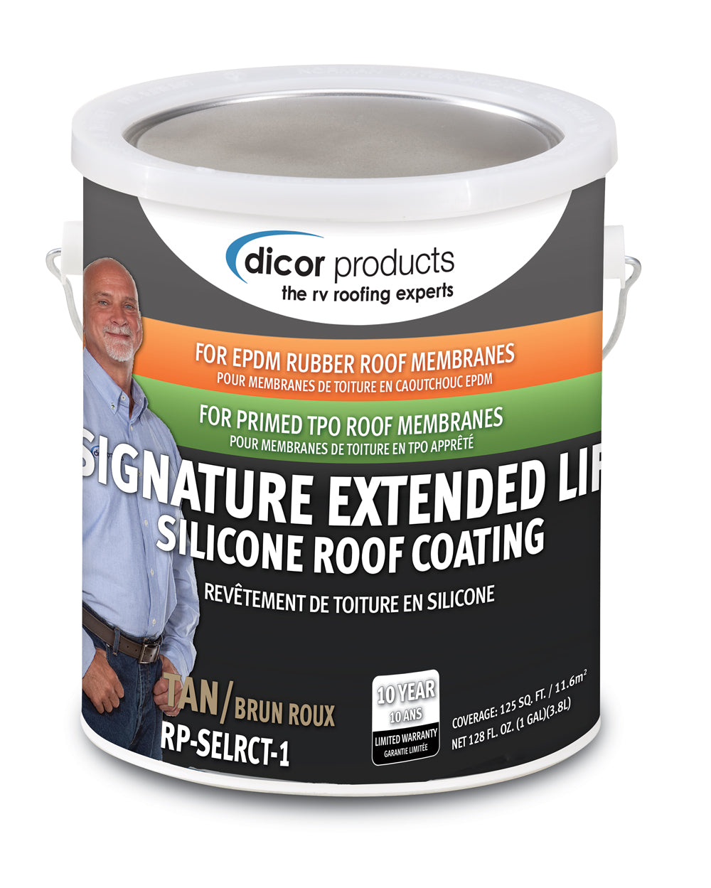 Product of Dicor Corp. Rp-Selrct-1 Roof Coating