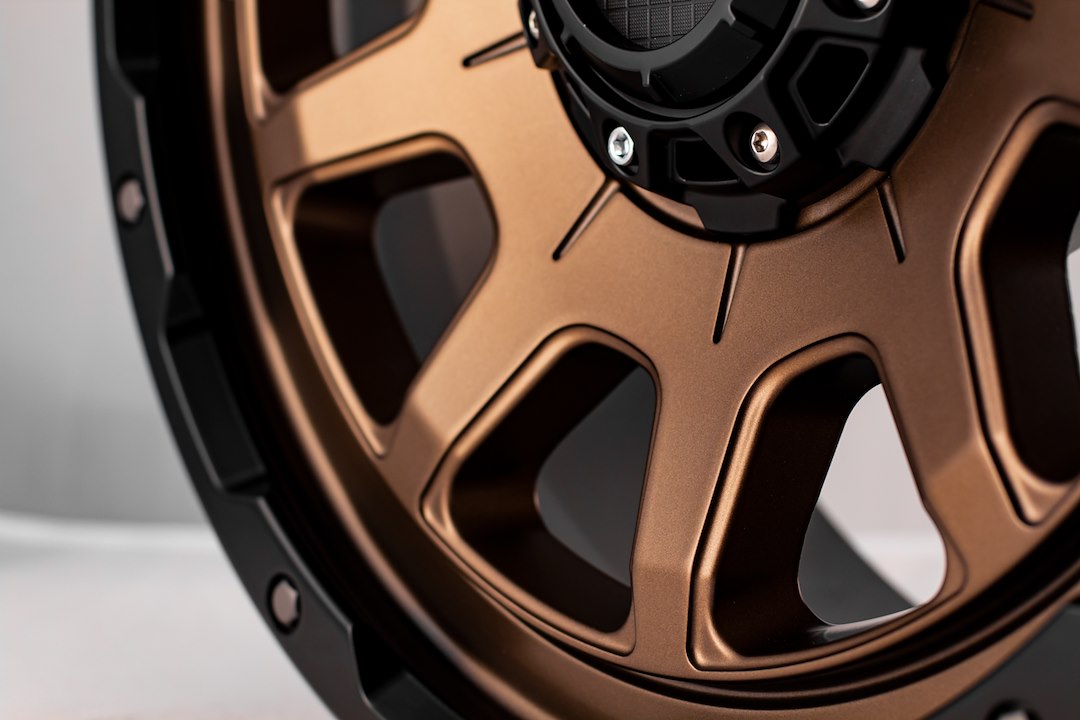 Product of Grid Wheels 20x9 Bronze With Black Lip Wheel - 6x4.72 Bolt Pattern