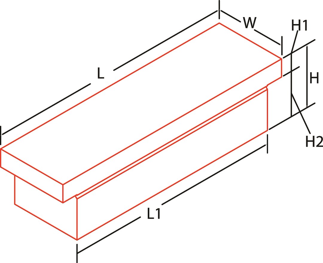 Dee Zee Dz9170lb Tool Box||blue_Label_Crossover-Drawing.Jpg||89||d379170lb||1663994