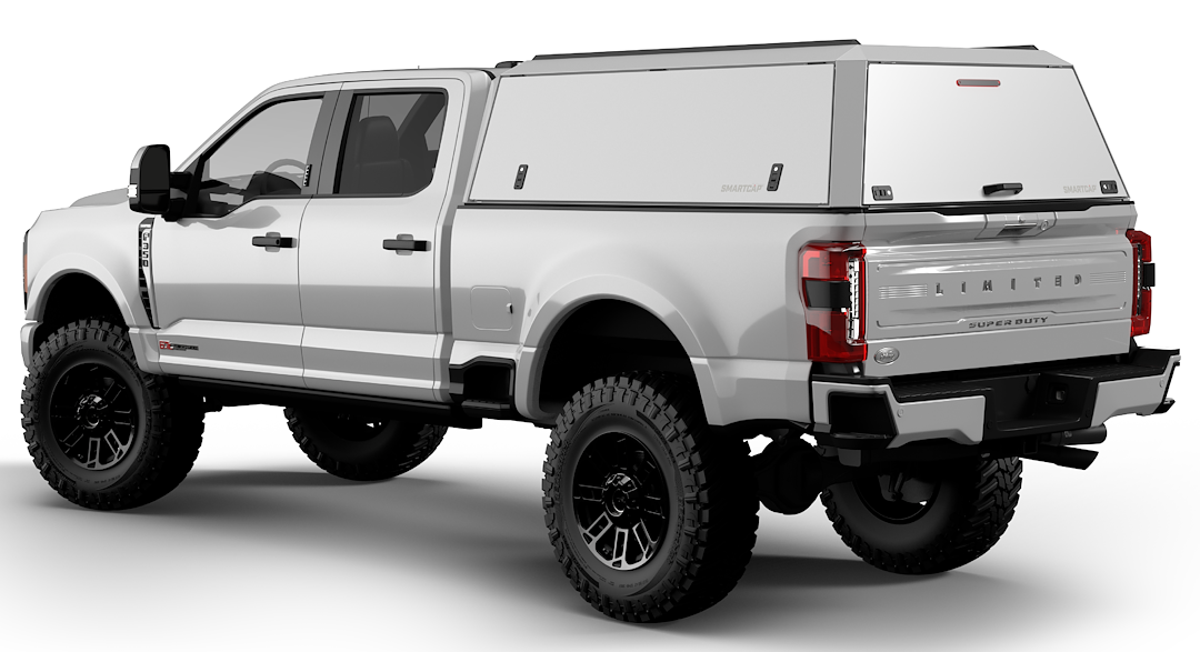 Smartcap Ed0336-Wn Truck Cap||smartcap Edge Defender Ford Super Duty 2023 Standard Bed Wn 3 Drivers Rear Three Quarter.Png||87||rsied0336wn||2308311