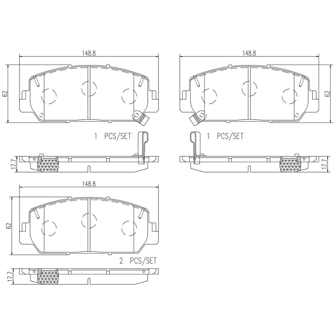 Brembo P28084n Brake Pad||p28084n_Drw.Jpg||88||brmp28084n||1752925