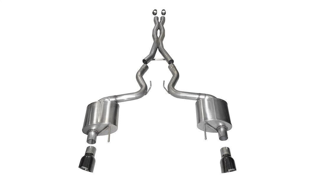 Product of Corsa Performance 14328BLK Xtreme Cat Back System Dual Exhaust System Kit