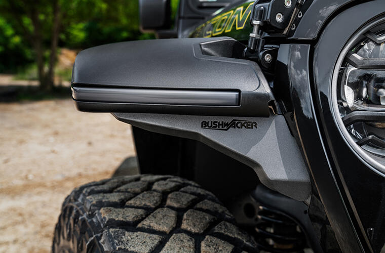 Product of Bushwacker 11950-07 Non-Exposed Fasteners Black Fender Flare - Set Of 4