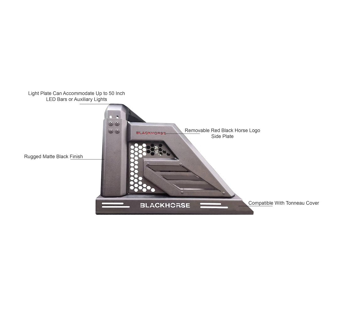 Black Horse Offroad Ar2-07b Truck Bed Bar||ar2-07b_5.Jpg||89||blkar207b||2237941