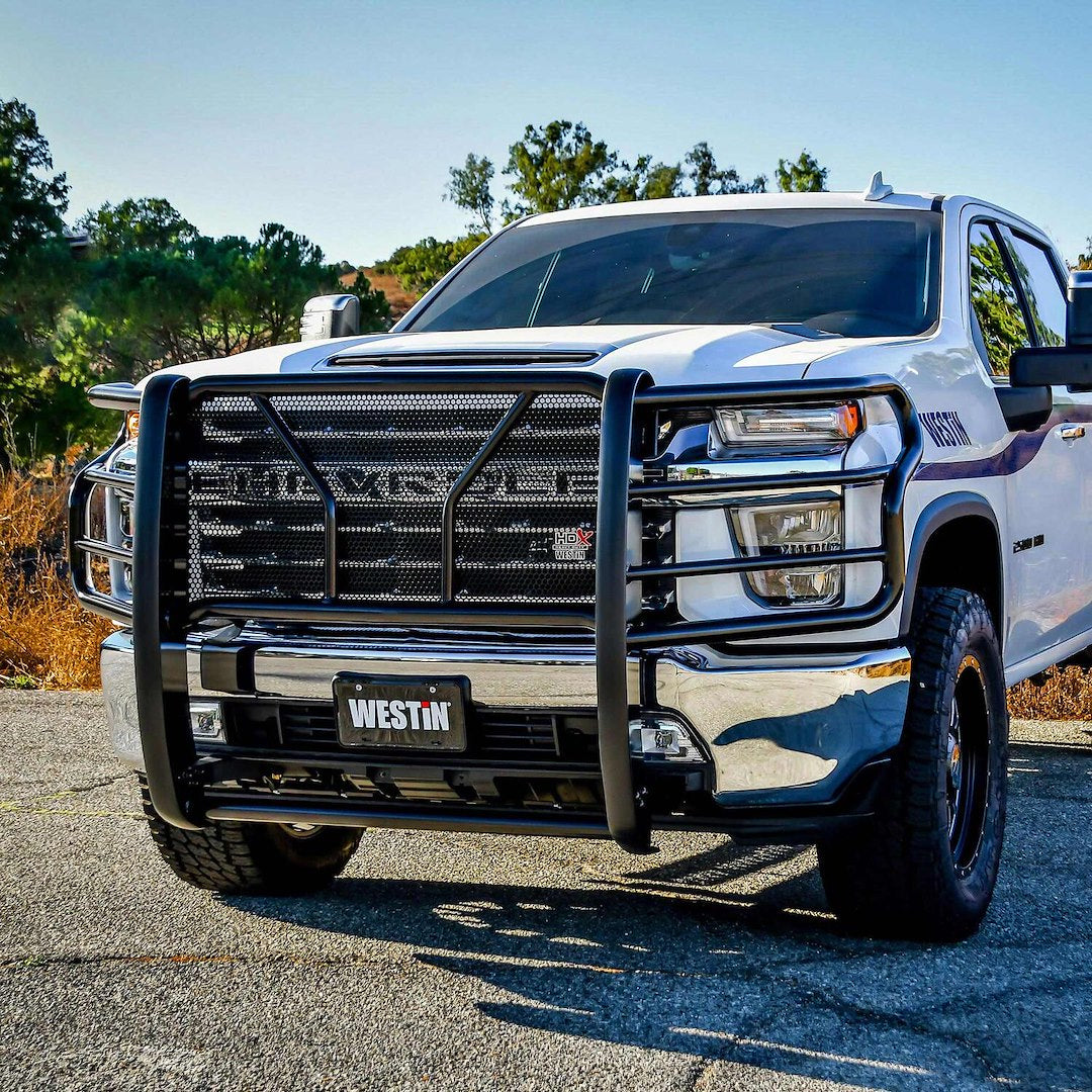 Product of Westin Automotive 57-3995 Grille Guard 1-Piece Black Powder Coated