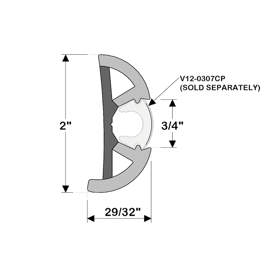 Product of Taco V11-9990wcm60-2 Boat Rub Rail