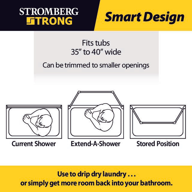 Product of Stromberg Carlson Ext-3542s Shower Curtain Rod