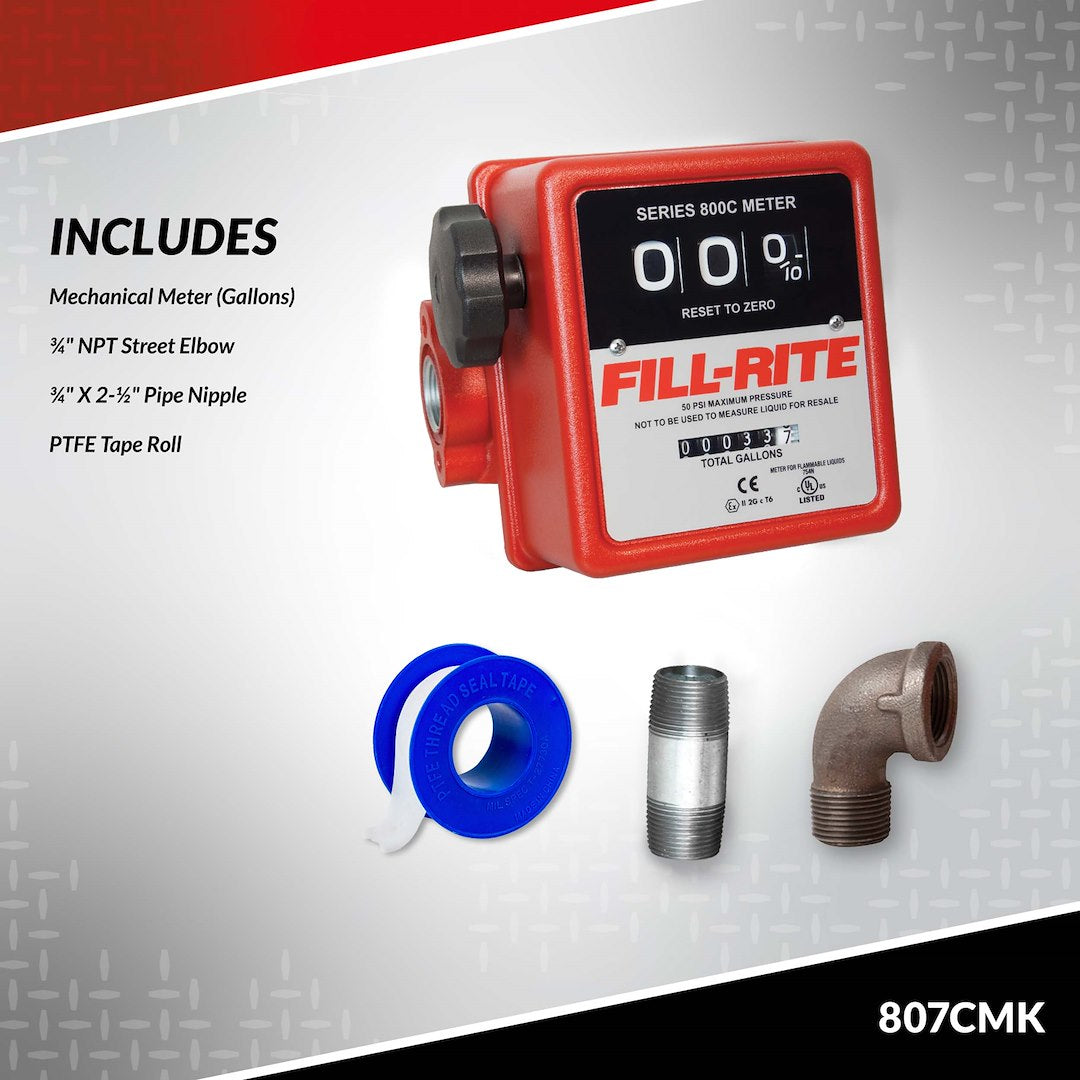 Product of Fill Rite By Tuthill 807cmk Flow Meter