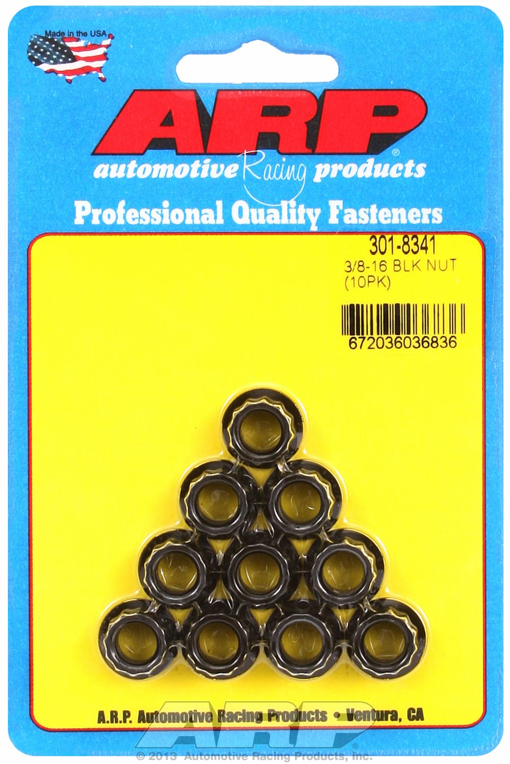 Arp Auto Racing 301-8341 Nut||301-8341.Jpg||85||a143018341||1485160