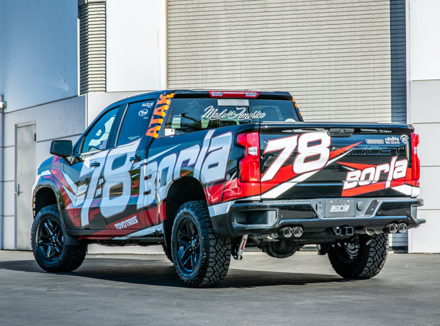 Product of Borla 140776CF ATAK ® Series Cat Back System Single Exhaust System Kit