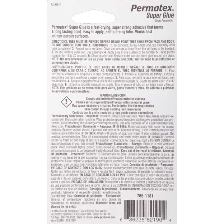 Product of Permatex 82190 Super Glue