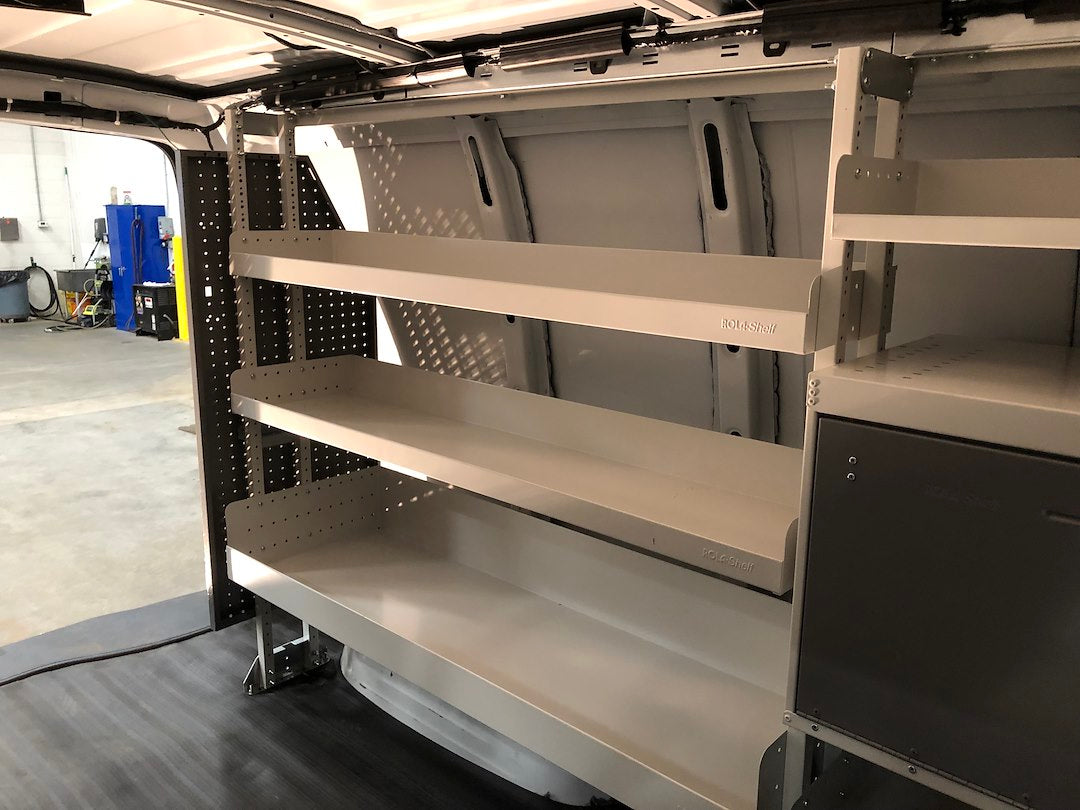 Product of Rolacase RSSHL/125-2 50 Inch L 12 Inch W Silver Van Storage System Shelf