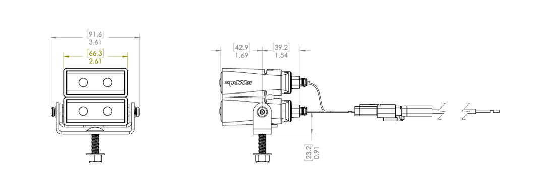 Product of mPower EMPR10039-WW Driving/ Fog Light