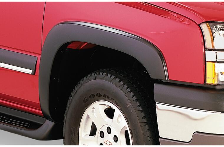 Product of Bushwacker 40933-02 Non-Exposed Fasteners Black Fender Flare - Set Of 4