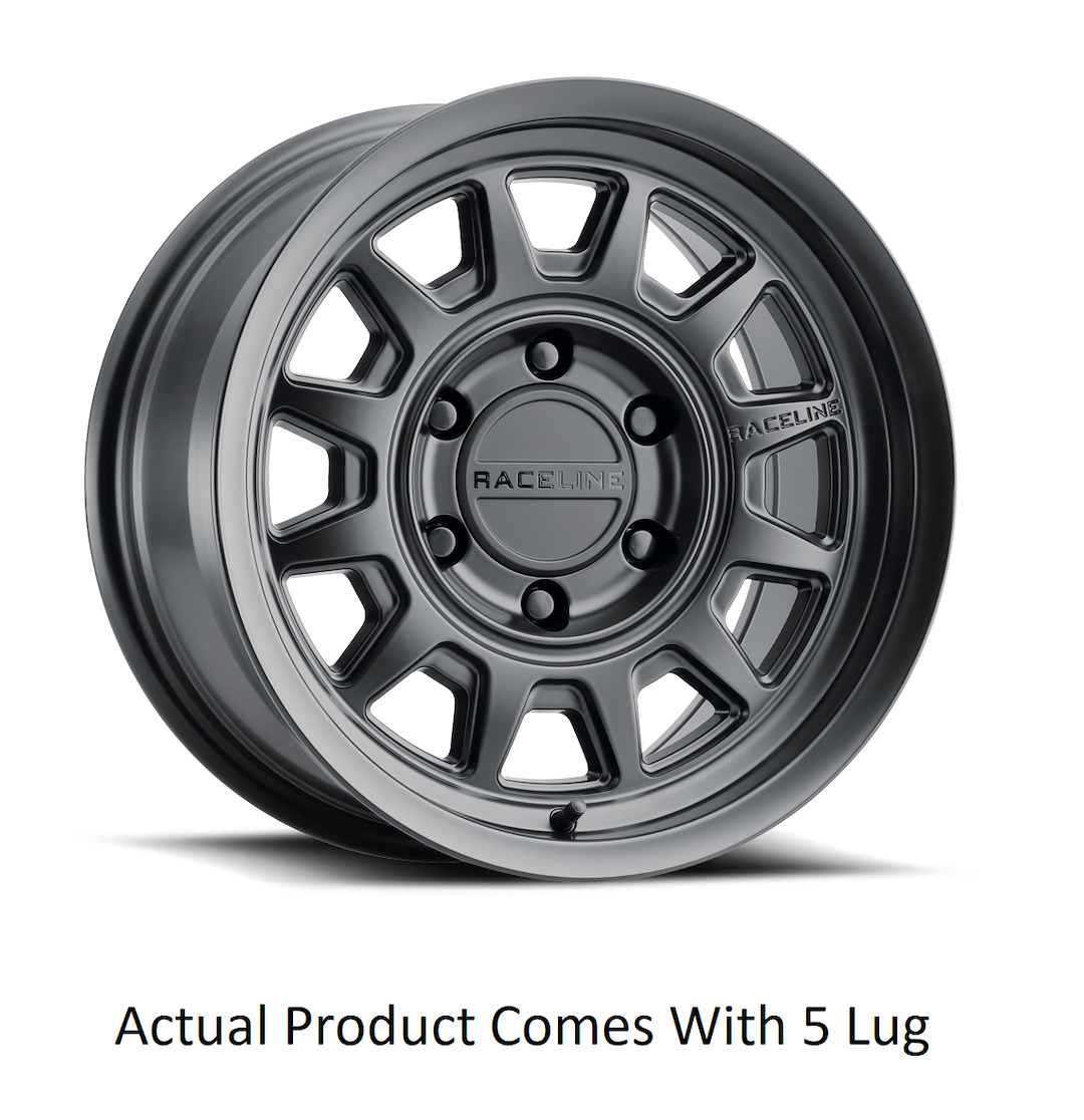 Product of Raceline 17x9 Black Wheel - 5x5.00 Bolt Pattern